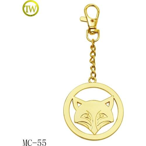 Custom handbag metal chain hang tag metal logo label for bags