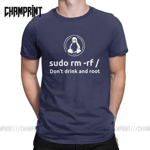 Programmer Programming Coding Coder Men T Shirt Linux Root Sudo Fun Tee Shirt Short Sleeve T-Shirt 100% Cotton Gift Clothes