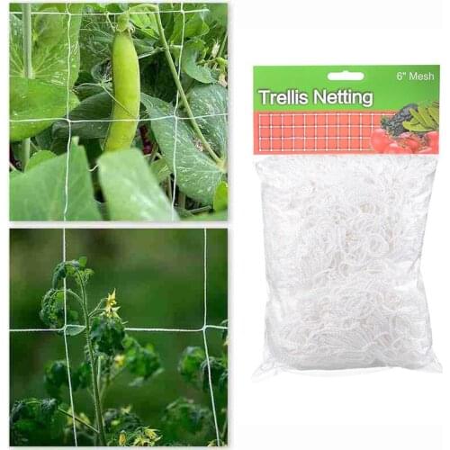 Plant Trellis Netting Heavy-Duty Polyester Plant Support Vine Climbing Hydroponics Garden Net Accessories Multi Use