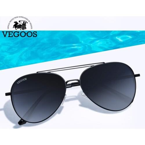 VEGOOS Pilot Sun Glasses Men polarized UV400 Protect Glare Blocking Vintage Classic Metal Aviation Sunglasses for Women #3183
