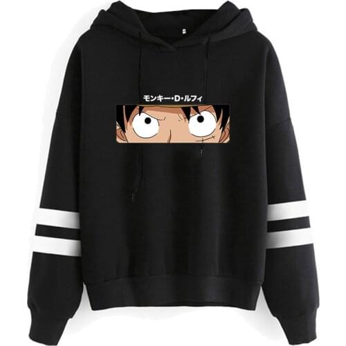 90s Japanese Anime One Piece Hoodies Men Kawaii Cartoon Harajuku Winter Autumn Warm Hoody Luffy Zoro Graphic Sweatshirts Male