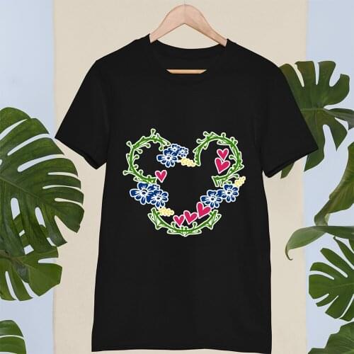 Women T-shirts Kawaii Mickey Mouse Head Printing Harajuku Casual Disney Dropship T Shirt Female Four Seasons Cartoon Pattern Top