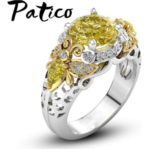 Luxury 925 Sterling Silver Rings For Women Korean Wedding Party Knuckle CZ Cubic Zircon Jewelry Finger Ring Top Vendeur