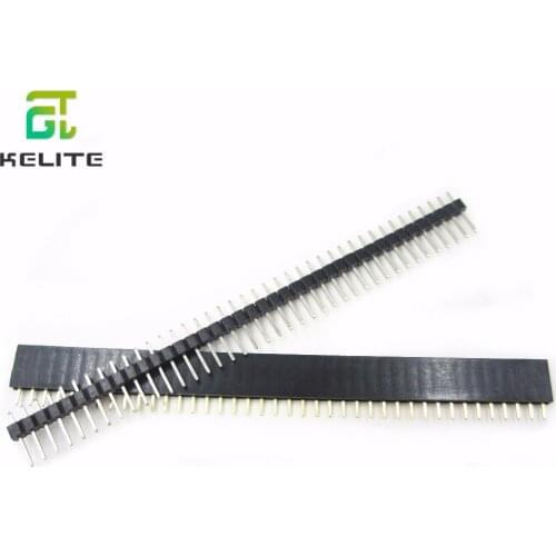 1 lot = 20pcs 1x40 Pin 2.54mm Single Row Female + 20pcs 1x40 Male Pin Header connector