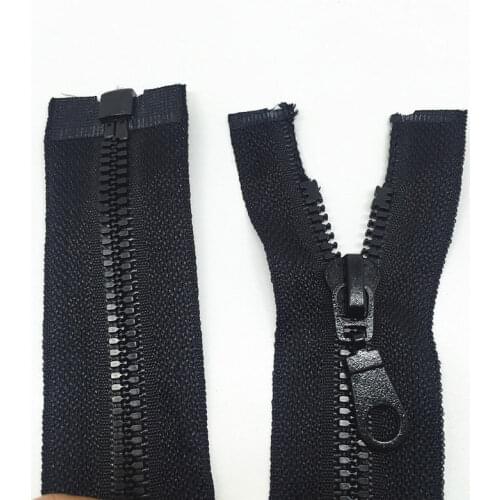 NEW 10pcs Black RESIN ZIP ZIPS ZIPEER ZIPPERS 27.5" 70CM for Clothing or bag