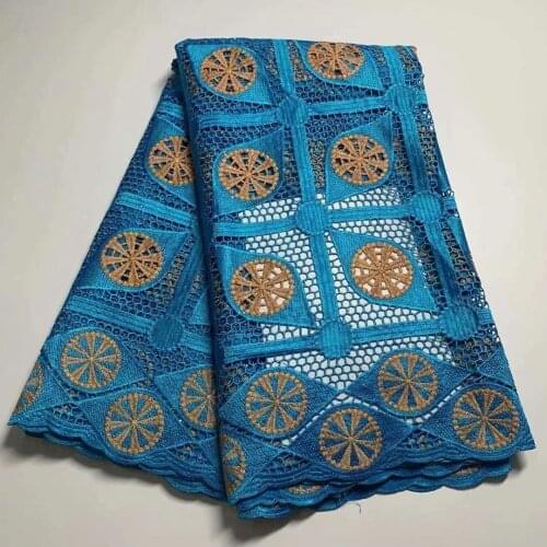 2021 Latest Nigerian Guipure Cord Lace Fabric African Mesh Lace Fabric High Quality French Cord Lace Fabric For Dress SX40-5