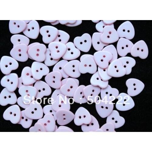 800pcs - 15mm pink heart extra smooth resin buttons wholesale free shipping-LK0026a you pick colors D25