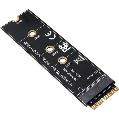 M.2 NVME SSD To 2013 2014 2015 2016 2017 Year Hard Drive Adapter Card Plug And Play Computer Accessories