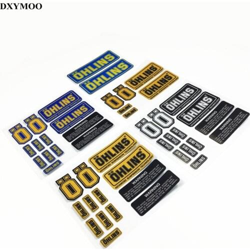 Warning Motorcycle Shock Fork ADVANCE Suspension Technology ABSORBER Nitrogen Car Stickers