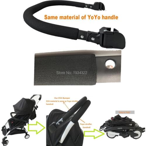 EVA material Stroller bumper bar as Yoyo stroller Original accessories handrail same pram armrest pushchair Guardrail fit yoya