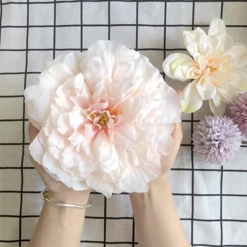 1pc big peony high-grade artificial flower fake flower wedding home flower wall background decoration manual DIY