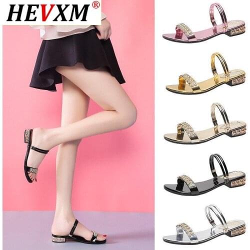 Summer Women Sandals Bling Pumps Shoes Comfort Ladies Woman Sandalie Gold Silver High Heels Female Footwear Slip On Sandals