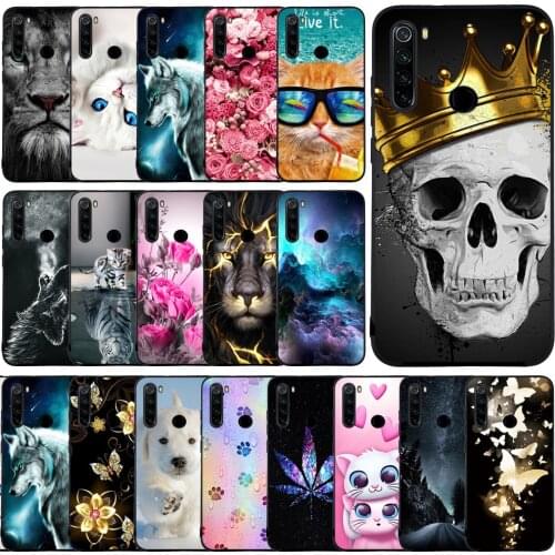 For Xiaomi Redmi Note 8 Case Cover Silicone TPU Soft Phone Case For Xiomi Redmi Note 8 Pro Case Fundas Redmi Note 8 Back Cover