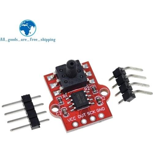 DC 3.3V 5V 0-40KPa Pressure Sensor Module Connect 2.5mm Soft Tube Digital Liquid Water Level Controller Board For Arduino