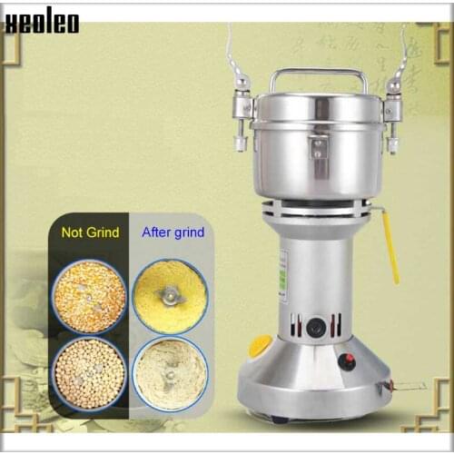 XEOLEO 100g Electric Grinder mill Grain grinder machine Bean Grind machine Stainless steel Grinding herbs powder machine 650W