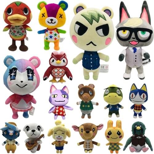 1PCS Game Animal Crossing Plush Toy New Horizons Amiibo Marshal Stuffed Animals Doll Soft Toys for Children Gift
