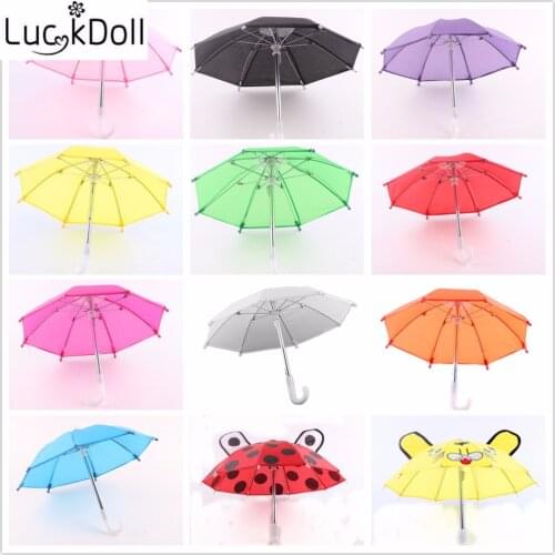 Doll Umbrella Fit 18 inch American&43 Cm Born Baby,Generation,Russian DIY Birthday Girls Toy Gift