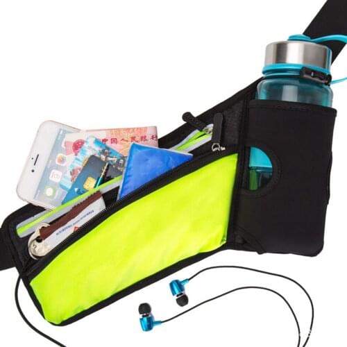 Multifunction Sports Waist Bag Outdoor Running Hiking Waist Pack Men Women Water Bottle Holder Phone Pack Trekking Belt Pouch