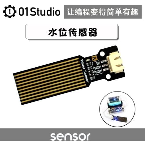 Water Level Sensor Module Ppyboard/MicroPython Programming Learning Development Board Matching 01Studio