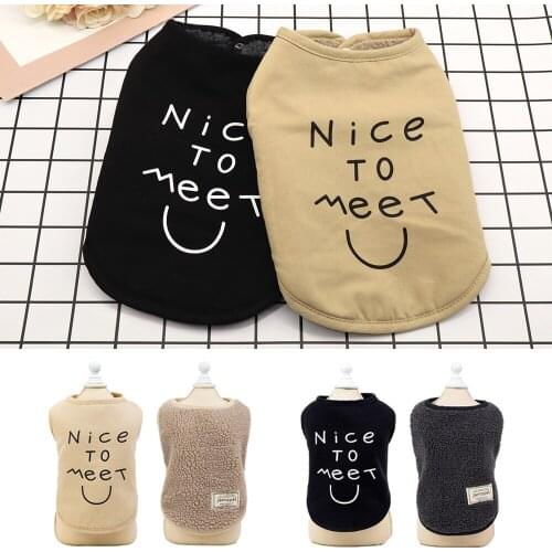 Dog Cat Coat Winter Pet Puppy Clothes Vest French Bulldog Chihuahua Yorkshire Dog Clothing Jacket Small Dogs Cats Costume Outfit