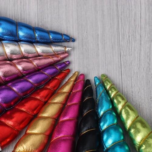 1PCS Baby Glitter Unicorn Horns For Unicorn Party Accessories Children Hairband Headwear Girls Diy Hair Bands