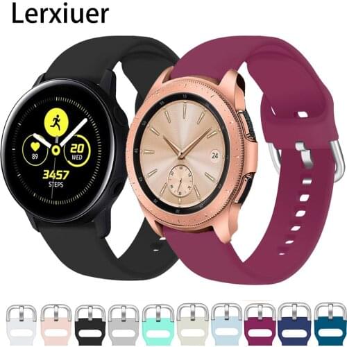 For Samsung Galaxy watch 46mm 42mm active 2 strap 20mm 22mm Gear s3 amazfit bip watchband Accessories Galaxy watch bracelet
