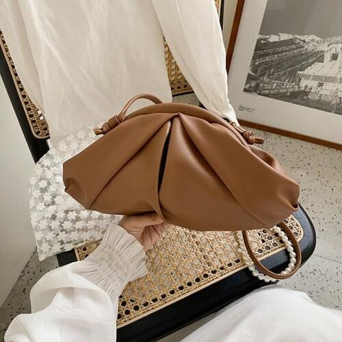 Bag For Women Retro Cloud bag Soft Leather Hobos Single Shoulder Purses Women Crossbody Bag Luxury Handbag And Purse Day Clutch