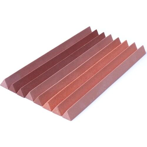 High Hardness 7Pcs/Set 150*10mm White Corundum Oil Stone Knife Sharpener Grindstone Kit 120/240/320/400/600/800/1000