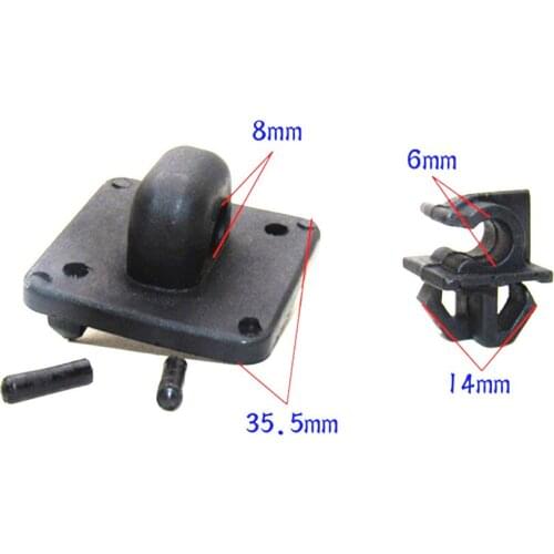 1PCS Auto hood cover support rod bracket fixed plastic fastener clip for Chery Wuling Hongguang S rivet