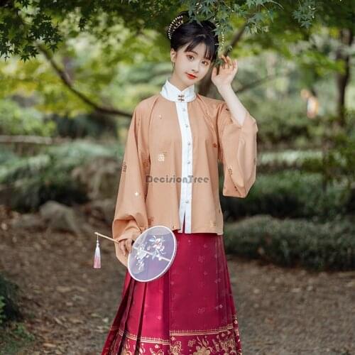 2021 women chinese hanfu ming dynasty costumes ancient hanfu robe chinese traditional clothes stage fairy performance costume