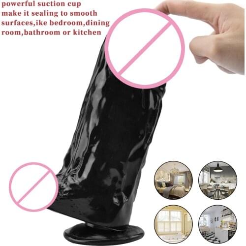 27*8.5cm Huge Dildo Strap on Giant Penis with Suction Cup Sex Toy for Women Anal Butt Plug Super Thick Dick Vaginal Anus Dilator