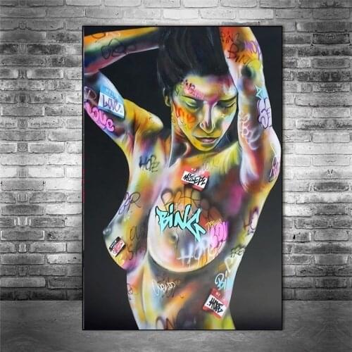 5D DIY diamond painting Sexy Graffiti Beauty Full Drill Embroidery Cross Stitch Mosaic Craft Kits Home Decor Christmas Gift