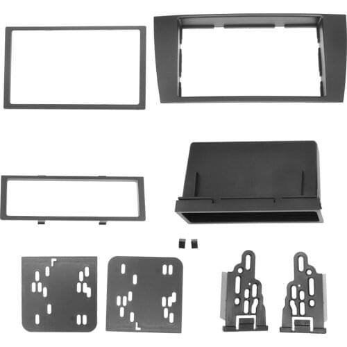 2 Din Car Radio Fascia For JAGUAR X-type 2002-2008 S-type 2003-2008 Stereo Fascia Dash CD Trim Installation Kit