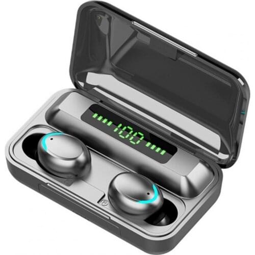 F9 TWS Bluetooth 5.0 Headsets Volume Control Earphones Portabel Mini Earbuds Digital Display Music Game Headphone наушники