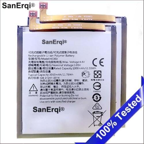 HE353 battery for Nokia HE353 Li-ion Polymer Replacement Batteries Bateria SanErqi
