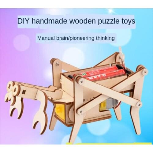 Hot Selling 3d Handmade Wooden Toys, War Robot Puzzle Model, Diy Childrens Educational Creative Birthday Gift P310