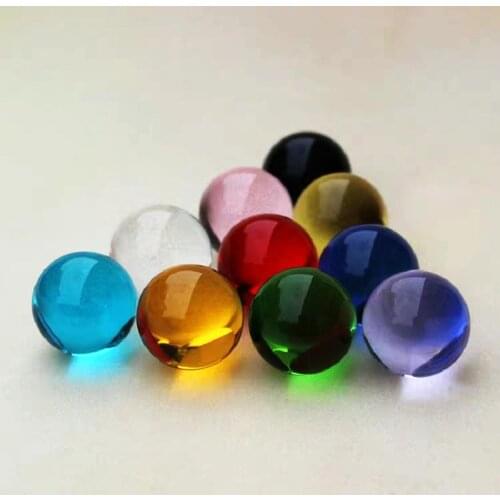 30mm Colorful crystal ball photographic ornament magic glass sphere for gift souvenir home decoration