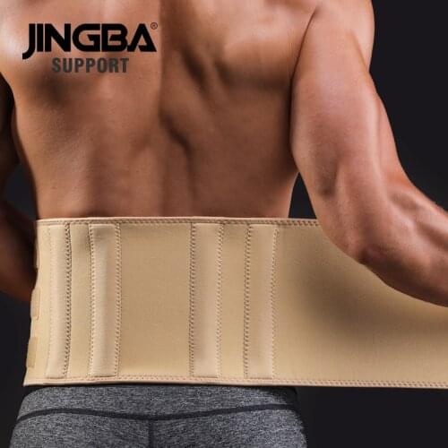 JINGBA SUPPORT Hot Women Weight Loss slimming belt neoprene Sweat belt waist trainer Mens Fitness belt Back waist support belt