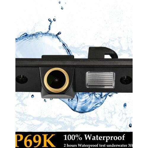 HD 1280x720p Golden Reversing Rear View Backup camera For Chevy Chevrolet Spark Orlando Epica/Lova/Captiva/Aveo Tacuma (Rezzo)