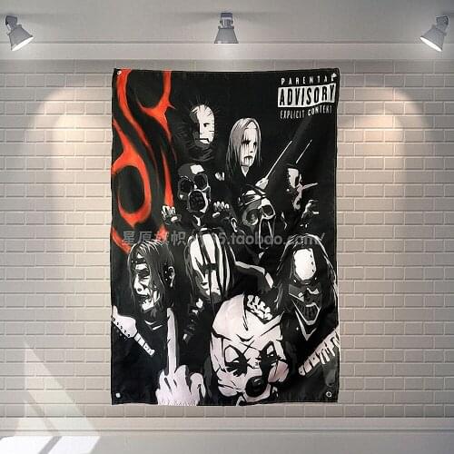 Metal Music pop Band graffiti culture Shabby chic Rock poster flag banner tapestry cloth Art Bar Cafe Bedroom Home Decor Gift A1