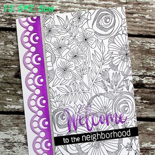DIY flower frame metal knife die Carbon Steel Cutting Dies cutting dies stamp die sets for card making crafts and scrapbooking