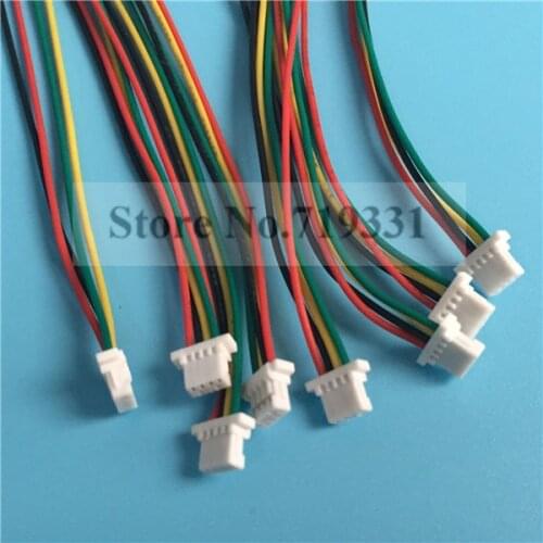 Mini. JST SH 1.0mm 4-Pin Female Connector with Wire 50 pcs