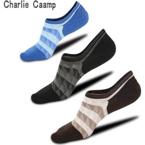 Charlie Campp 2018 Spring And Summer New 168 Pin Anti-skid Design Breathable Mesh Wild Casual Mens Socks