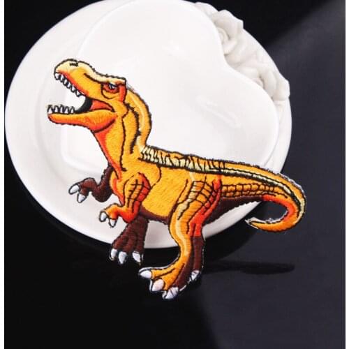 Iron On Patches Dinosaur Jurassic Park Patch On Clothes Embroidered Patches For Clothing Patch Sew On Garment Apparel Accessory
