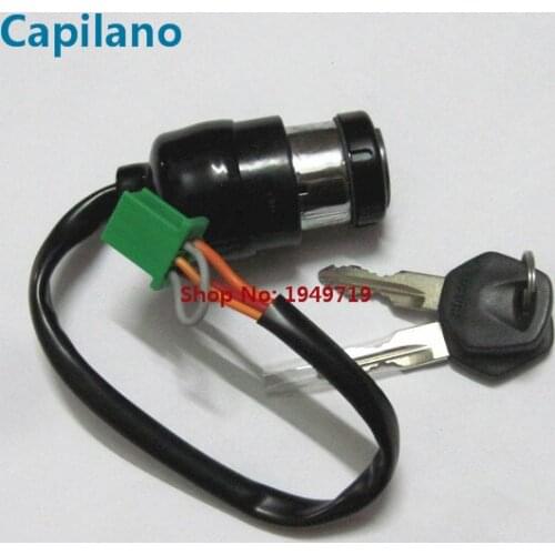 Motorcycle scooter GN125 5 wire line ignition switch power door lock set for Suzuki 125cc GN 125 electric spare parts