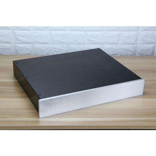 KYYSLB All Aluminum Chassis 4307 Front DAC Chassis 350 Depth 430X70X358 All Aluminum Power Amplifier Chassis DIY Shell