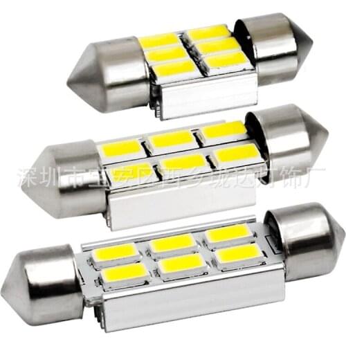 Direct Supply Double Point Decoding Lamp 5630-6smd Automobile Led Special Reading Lamp 31mm 36mm 39mm Car Accessories