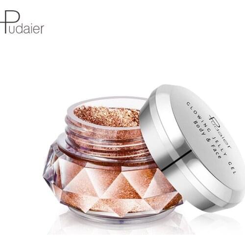 Pudaier Jelly Gel Jellygel Jelly Face Gloss Liquid Body Gloss Eye Shadow Makeup Eyeshadow Cosmetic Gift for Women Hot Selling
