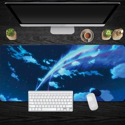 Cute Mouse Pad Cloud Sky Keyboard Mat Gaming Mouse Pad Washable Computer Desk Pad Protector Comfortable Writing Pad For Office
