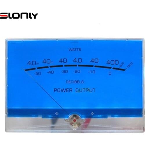 Super Large Big P-200 Classic Lake Blue VU Meter Class A Amp Amplifier DB Level Meter Audio Power Meter Head with Backlight